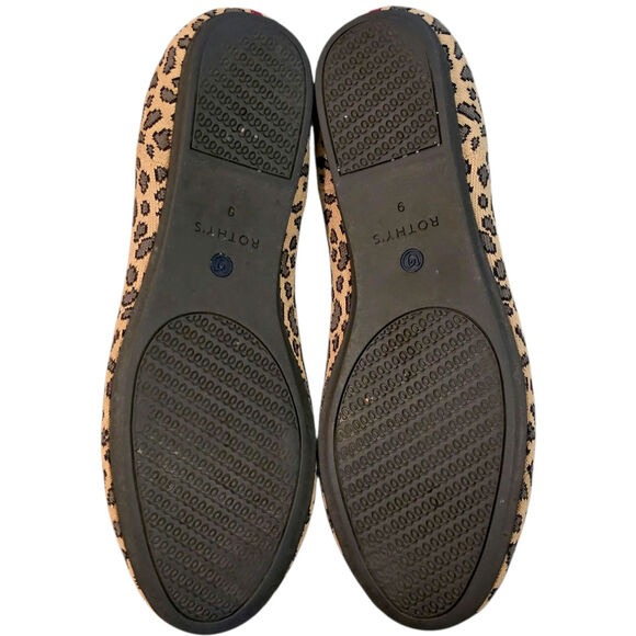 Rothy's Women's Leopard Flats Round Toe, Size 9 - Picture 5 of 8